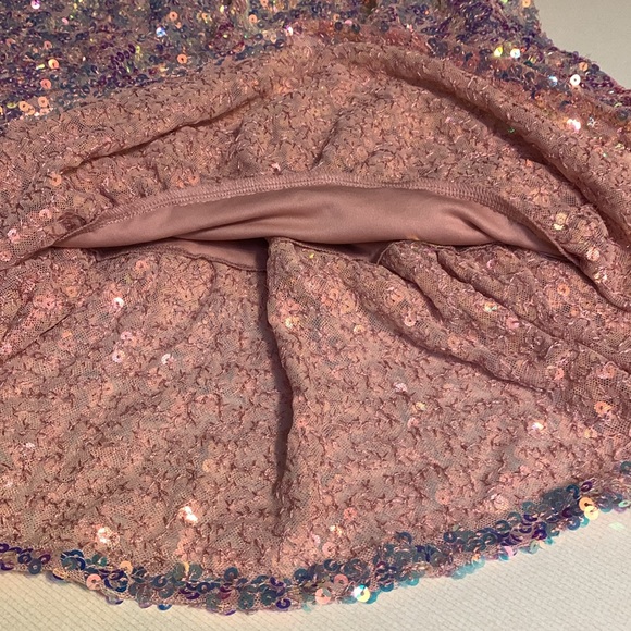 Forever 21 Sequined Ruffle Tiered Mini Dress NWT - Picture 8 of 8